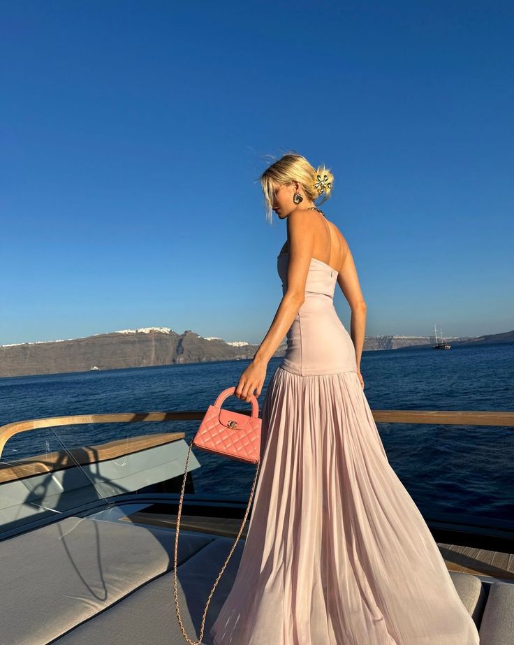 Pink Off-The-Shoulder A-Line Long Ball Gown TP1791