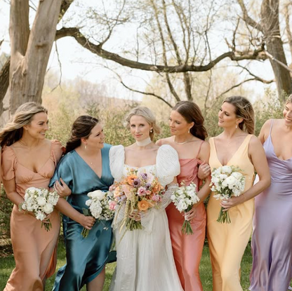 Elegant Square Neck Flying Sleeves Trailing Wedding Dress TP1980