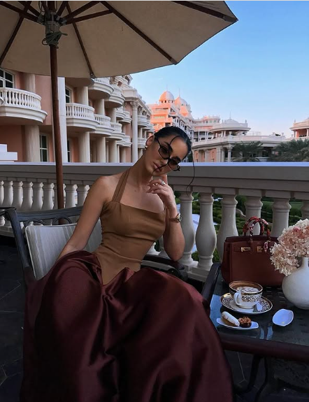 Chic Colorblock Halter Neck Satin Long Ball Gown Evening Dress TP2019