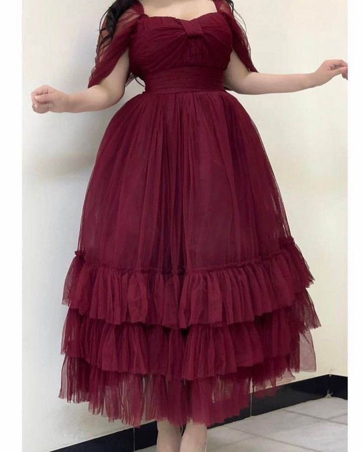 Green A-Line Short Sleeve Tulle Ankle-Length Ball Gown Evening Gown TP2053