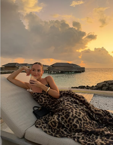 Sexy Flowy Leopard Print Spaghetti Strap Floor Length Party Dress Evening Gown TP2096