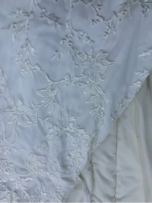 Exquisite Mermaid Off-the-shoulder Applique Beaded Backless Wedding Dress TP2104