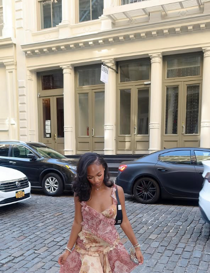 Vintage-Inspired Boho Pink Paisley Print Asymmetric Ruched Sleeveless Mini Party Dress Homecoming Dress TP2188