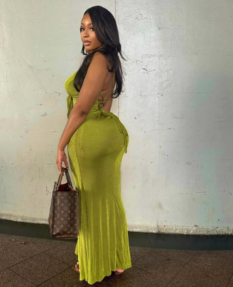 Sexy Green Strap Deep V Neck Backless Mermaid Ball Gown TP2191