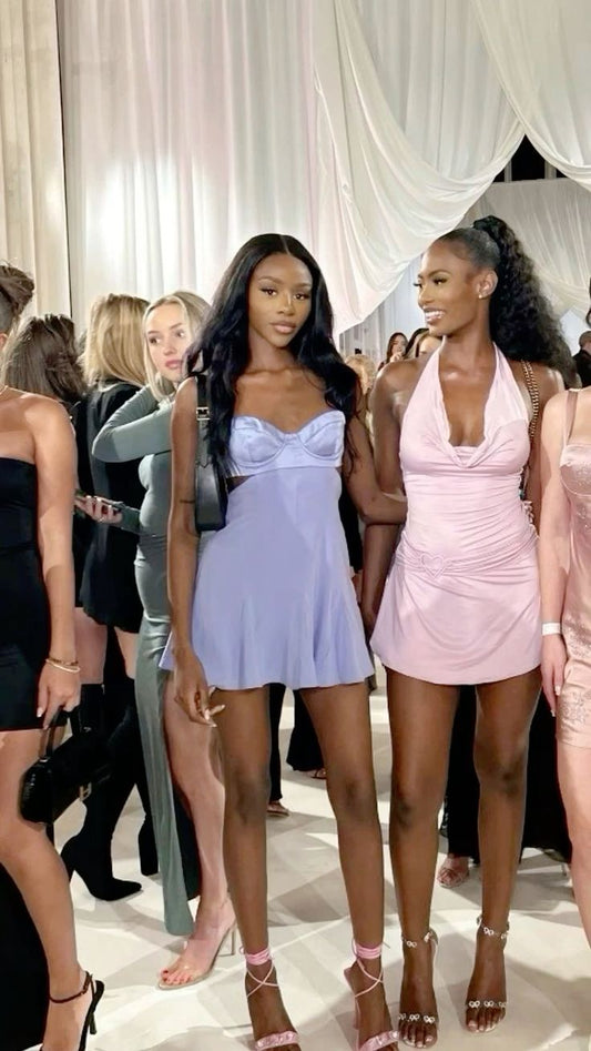 Sweet Pink Halter Off Shoulder Sleeveless Mini Party Dress Homecoming Dress TP2245