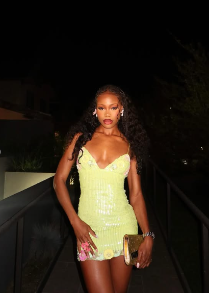 Gorgeous Light Yellow Strap Sequin Bodycon V Neck Mini Party Dress Homecoming Dress TP2399