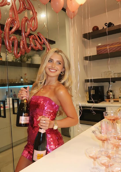 Gorgeous Bright Pink Strapless Bodycon Mini Party Dress Prom Dress TP2448