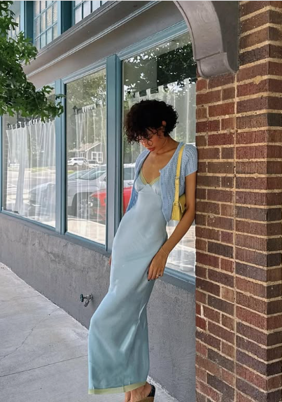 Simple Blue Strapless Sleeveless Satin Mermaid Backless Long Prom Dress Evening Dress TP2514