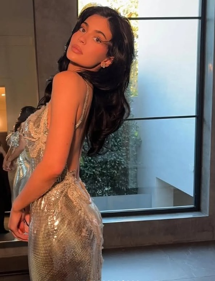 Shiny Gold Spaghetti Strap Sleeveless Low Cut Backless Mermaid Long Prom Dress Evening Dress TP2521