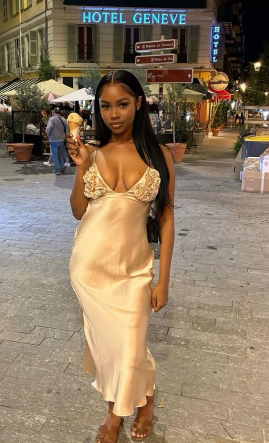 Sexy suspender low-cut long mermaid prom dress evening dress TP2717