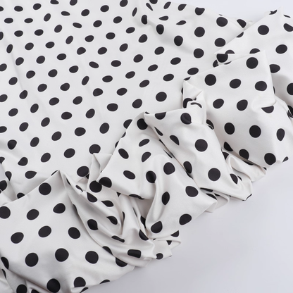 Cute Dot Pattern Sweetheart Spaghetti Strap Sheath Long Summer Dress Prom Dress Evening Dress TP4354