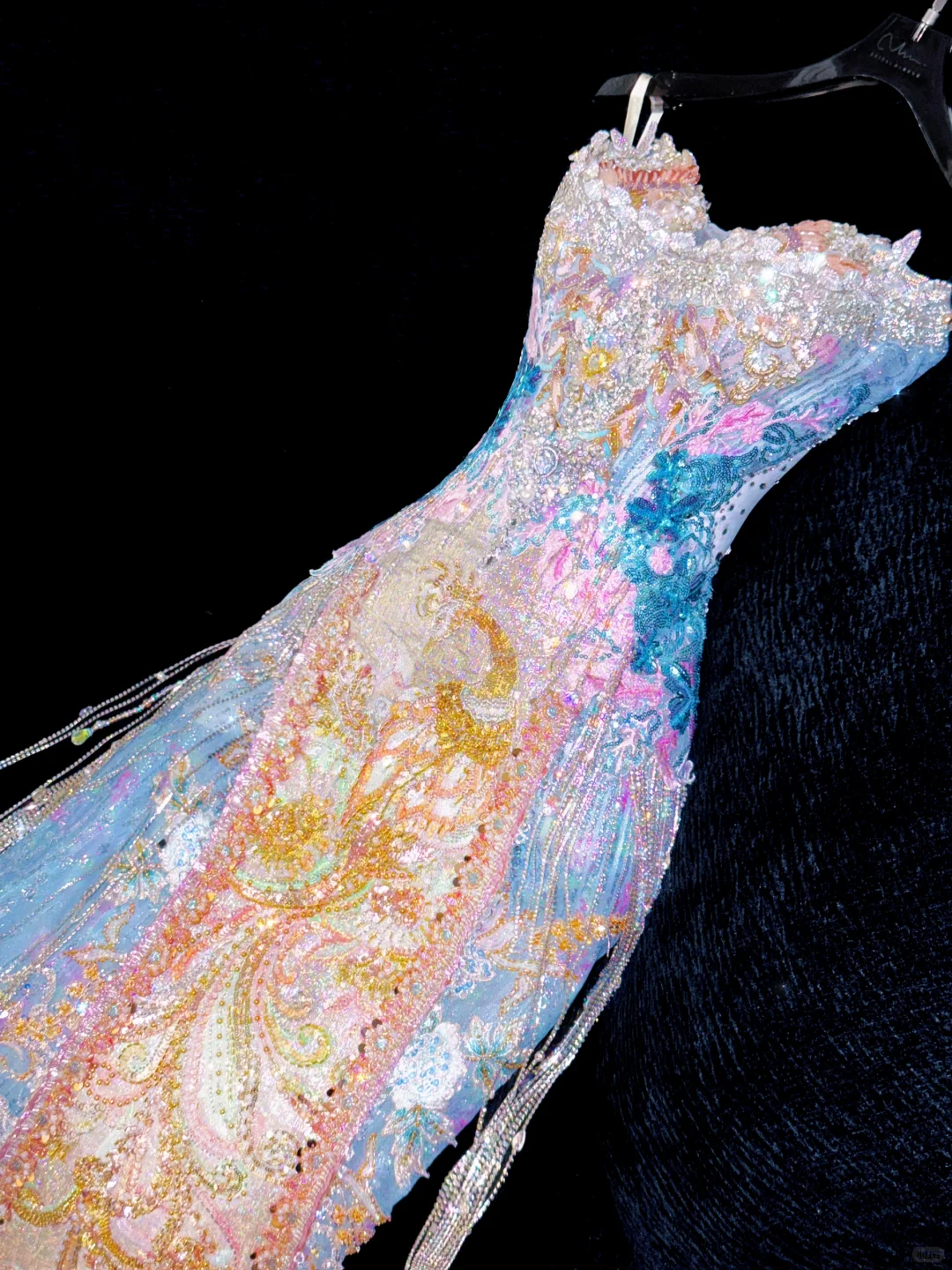 Gorgeous Sparkling Sweetheart Beaded Sequined Embroidery Design Elegant Mermaid Prom Dress Evening Dress TP4210