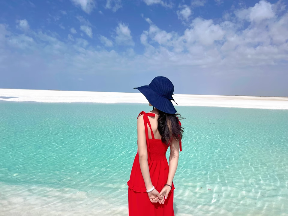 New Fashion Red Casual Sleeveless Beach Spaghetti Strap Dress TP2978