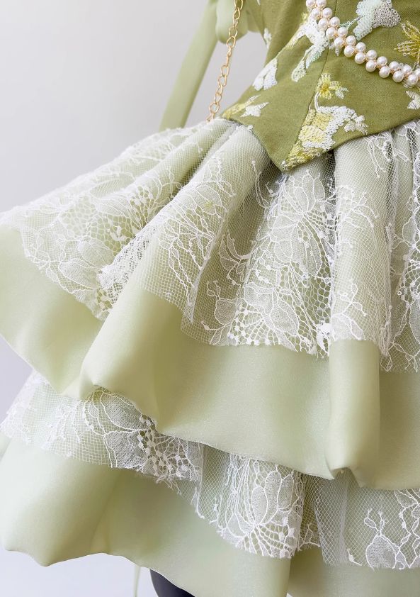 New Fashion Olive Green Mesh Lace Sequined Short Prom Dress,  A-line Homecoming Dress TP3394