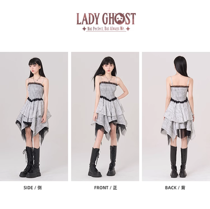 Simple Design Sense Fashion Solid Color Spaghetti Strap Dress TP2928