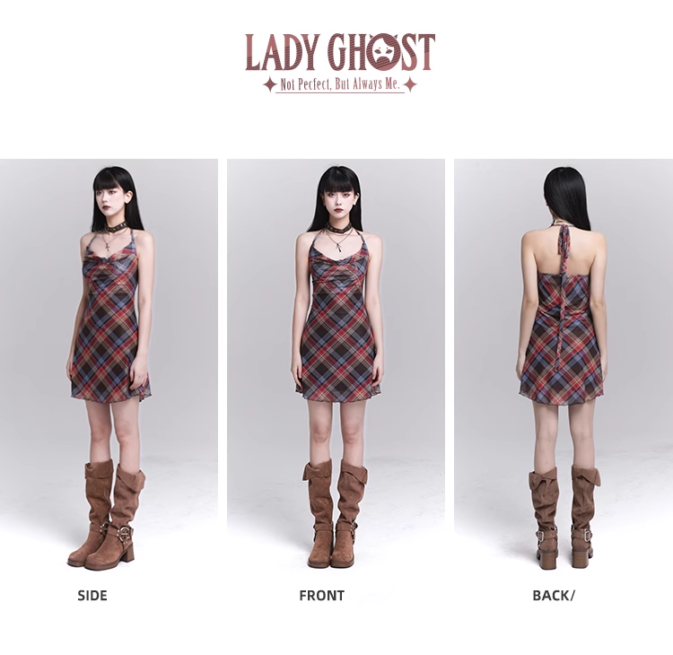 New Simple Fashion Gray Design Long-sleeved Dress TP2950