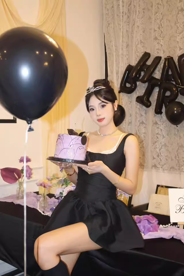 New Fashion Fake Two-piece Dress Design Black A-line Sleeveless Spaghetti Strap Dress TP3281