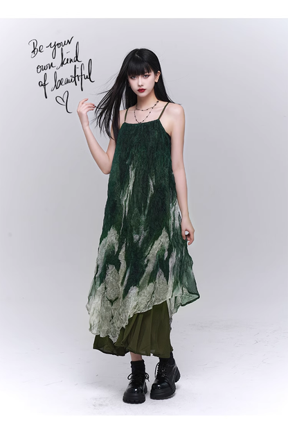 Chic Retro Goth Black Velvet Shawl Spaghetti Strap Dress TP2914