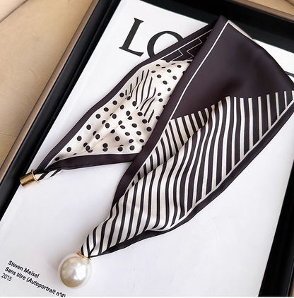 Vintage Elegant Versatile Soft Fabric Fashion Silk Scarf TP3133
