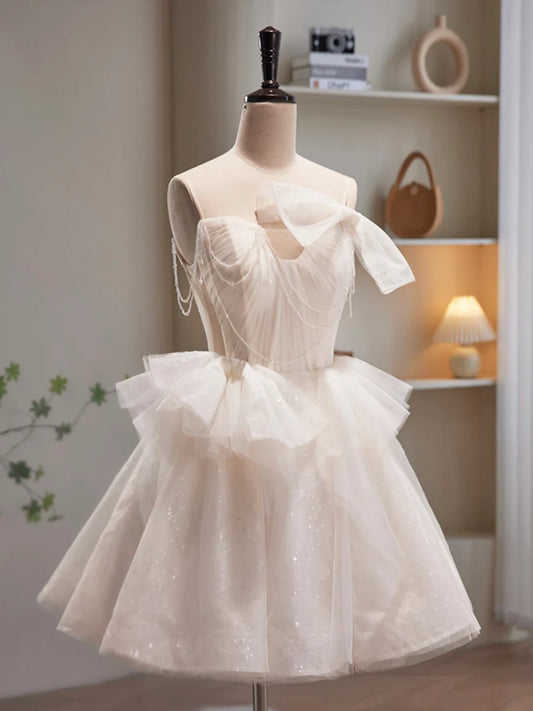 Champagne Homecoming Dresses TreelyPromDress Champagne Homecoming Dresses TreelyPromDress